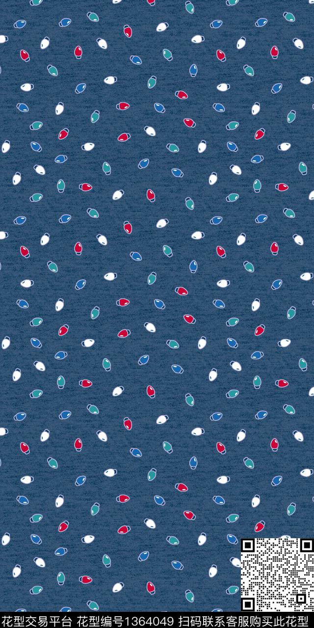 连衣裙四叶草小碎花传统印花华亿平台下载（图片编号: 1364049） - 瓦栏（Walan）