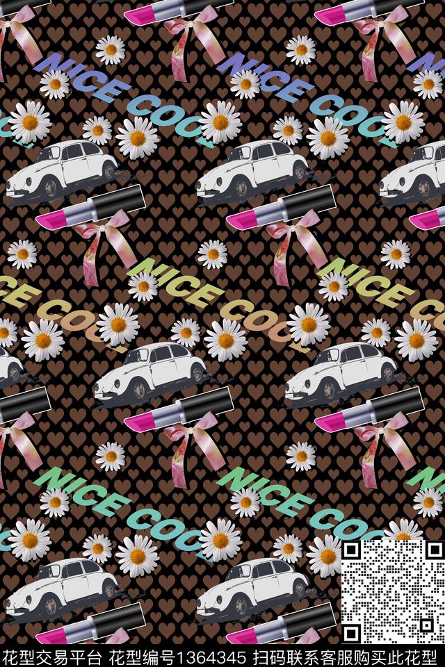 内衣大牌风休闲数码印花华亿平台下载（图片编号: 1364345） - 瓦栏（Walan）