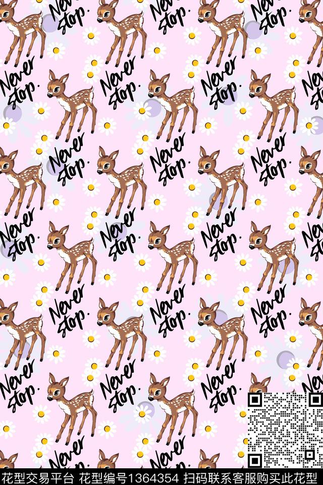 休闲卡通数码印花华亿平台下载（图片编号: 1364354） - 瓦栏（Walan）