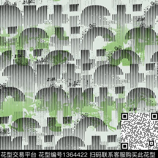 几何渐变抽象男装传统印花华亿平台下载（图片编号: 1364422） - 瓦栏（Walan）