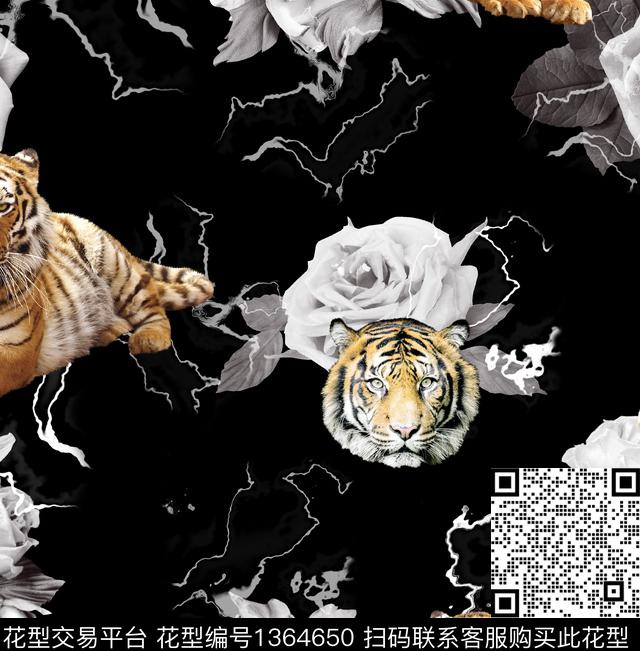 动物数码印花华亿平台下载（图片编号: 1364650） - 瓦栏（Walan）