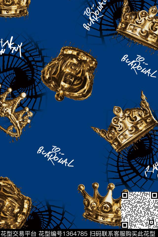 字母珠宝宝石抽象纹数码印花华亿平台下载（图片编号: 1364785） - 瓦栏（Walan）