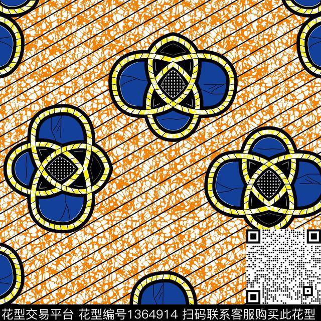 几何圆形条纹传统印花华亿平台下载（图片编号: 1364914） - 瓦栏（Walan）