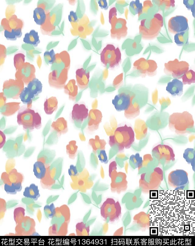 趋势华亿平台绘画春夏华亿平台数码印花华亿平台下载（图片编号: 1364931） - 瓦栏（Walan）