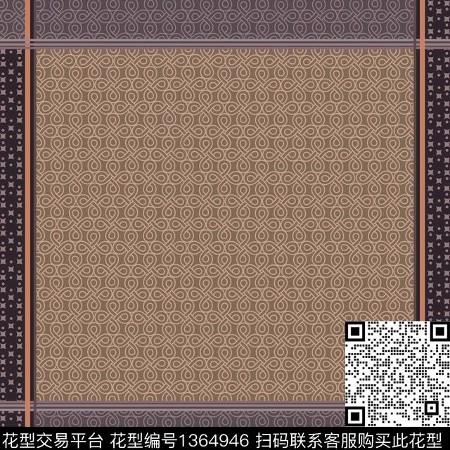 几何方巾民族风传统印花华亿平台下载（图片编号: 1364946） - 瓦栏（Walan）