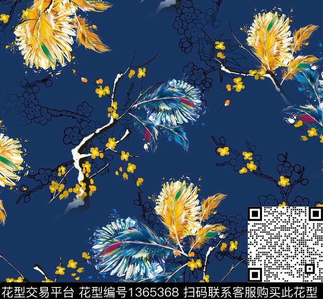 连衣裙女装旗袍数码印花华亿平台下载（图片编号: 1365368） - 瓦栏（Walan）