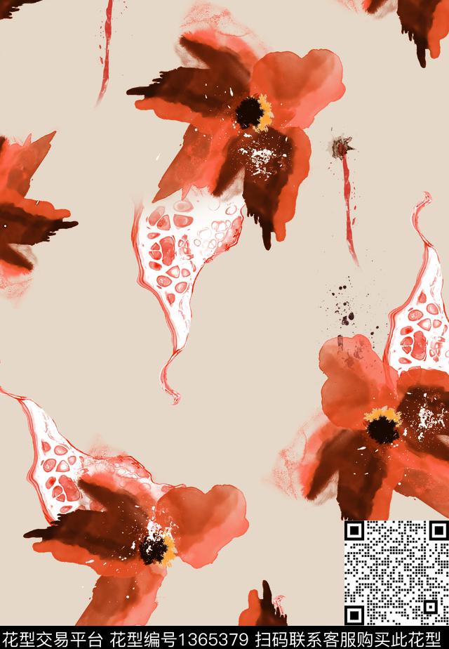 连衣裙女装华亿平台数码印花华亿平台下载（图片编号: 1365379） - 瓦栏（Walan）