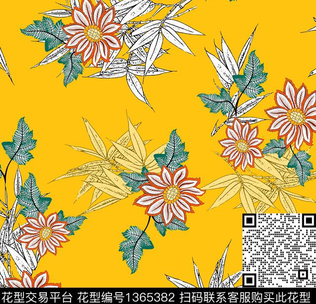 连衣裙趋势华亿平台女装传统印花华亿平台下载（图片编号: 1365382） - 瓦栏（Walan）