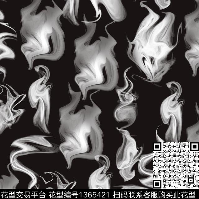 肌理笔触艺术效果数码印花华亿平台下载（图片编号: 1365421） - 瓦栏（Walan）