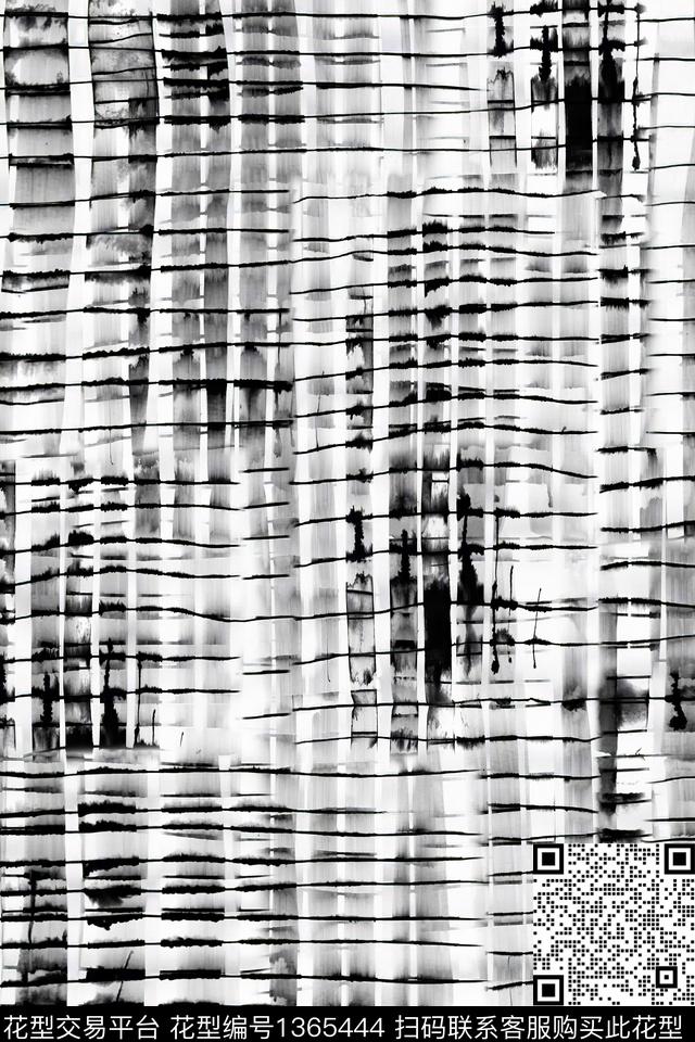 几何肌理格子数码印花华亿平台下载（图片编号: 1365444） - 瓦栏（Walan）