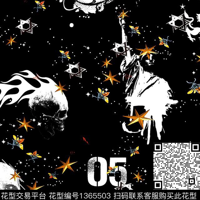 男装满版花动物大牌风数码印花华亿平台下载（图片编号: 1365503） - 瓦栏（Walan）