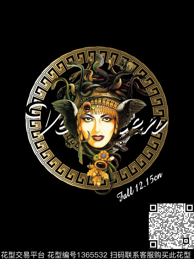 大牌风潮牌抽象传统印花华亿平台下载（图片编号: 1365532） - 瓦栏（Walan）