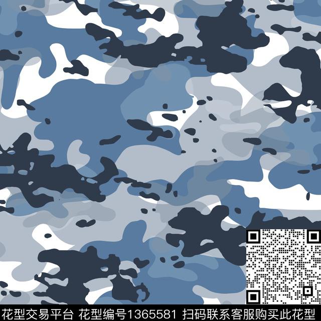 肌理迷彩大牌风传统印花华亿平台下载（图片编号: 1365581） - 瓦栏（Walan）