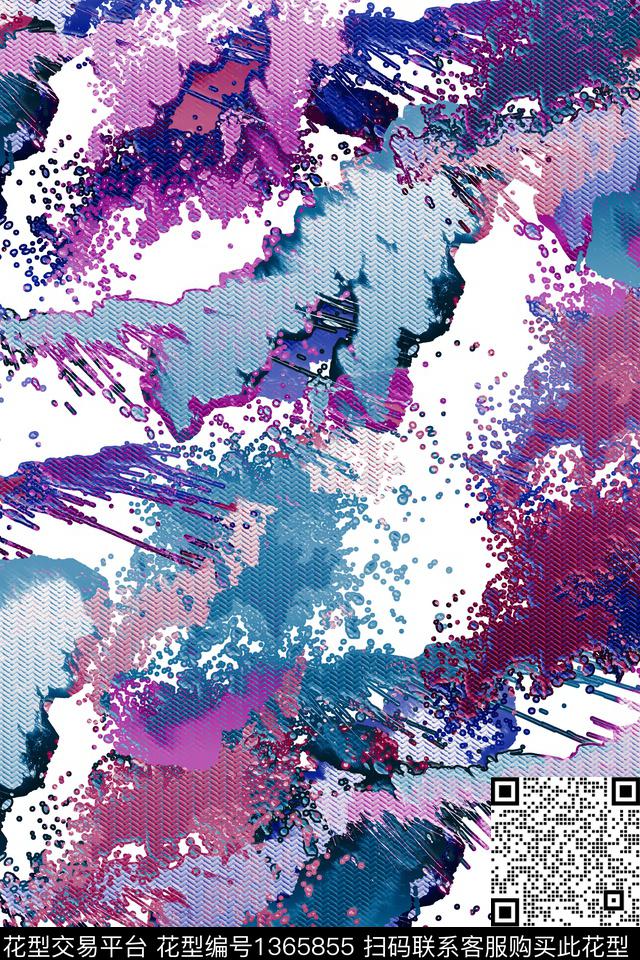 抽象男装户外家居服传统印花华亿平台下载（图片编号: 1365855） - 瓦栏（Walan）