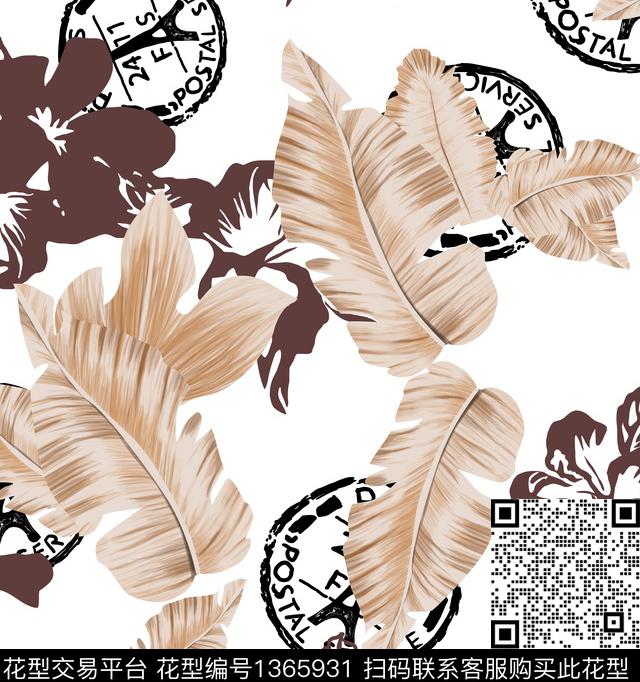 男装花卉抽象男装传统印花华亿平台下载（图片编号: 1365931） - 瓦栏（Walan）