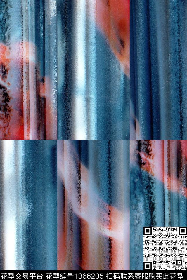 肌理大牌风抽象数码印花华亿平台下载（图片编号: 1366205） - 瓦栏（Walan）