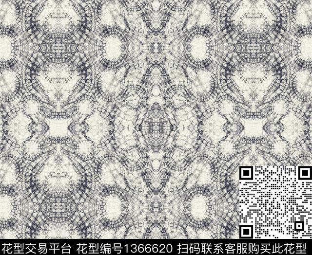 线条定位花炫彩传统印花华亿平台下载（图片编号: 1366620） - 瓦栏（Walan）