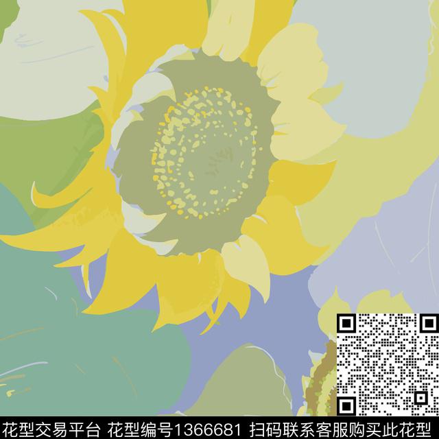 绿植树叶绘画花卉传统印花华亿平台下载（图片编号: 1366681） - 瓦栏（Walan）