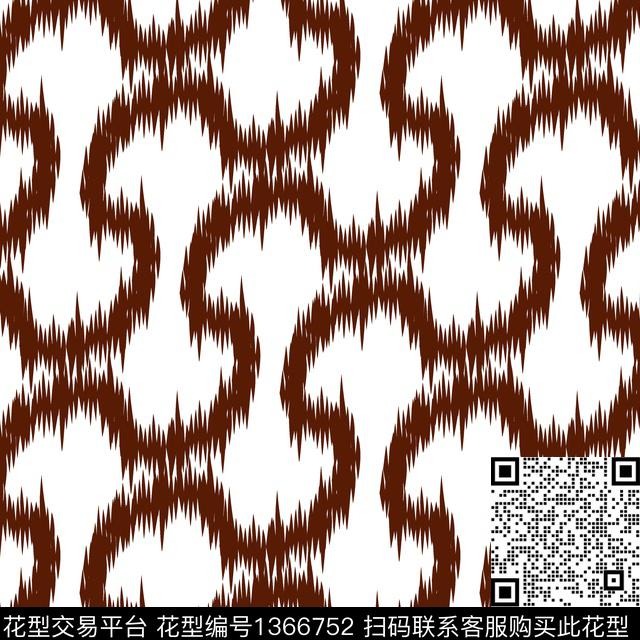 几何花纹图案传统印花华亿平台下载（图片编号: 1366752） - 瓦栏（Walan）