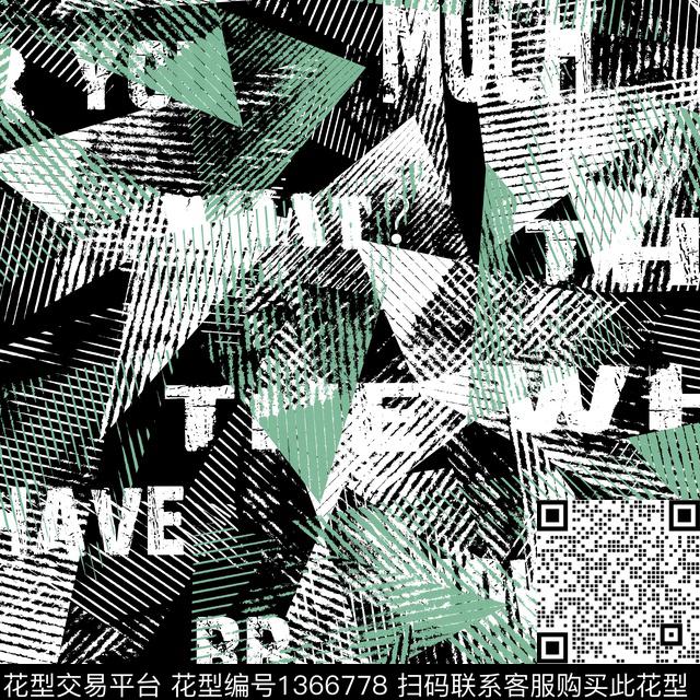 几何男装抽象男装传统印花华亿平台下载（图片编号: 1366778） - 瓦栏（Walan）