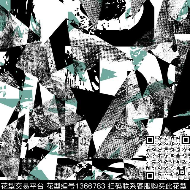 几何男装抽象男装传统印花华亿平台下载（图片编号: 1366783） - 瓦栏（Walan）