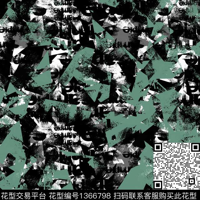 几何男装抽象男装传统印花华亿平台下载（图片编号: 1366798） - 瓦栏（Walan）