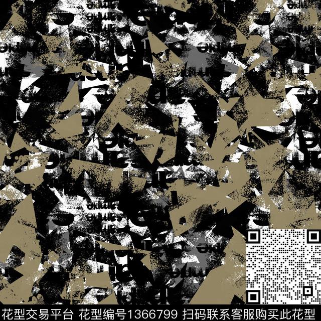 几何男装抽象男装传统印花华亿平台下载（图片编号: 1366799） - 瓦栏（Walan）