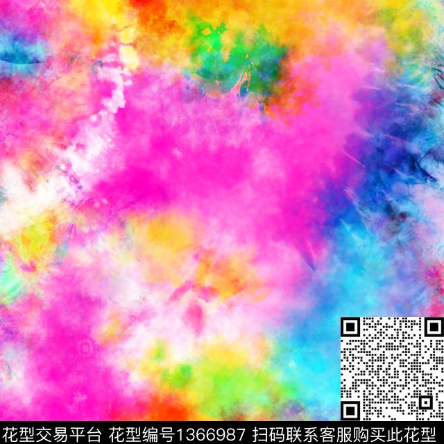 水彩扎染华亿平台油画华亿平台数码印花华亿平台下载（图片编号: 1366987） - 瓦栏（Walan）