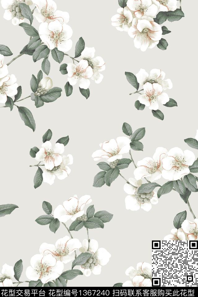 大牌风旗袍香云纱数码印花华亿平台下载（图片编号: 1367240） - 瓦栏（Walan）