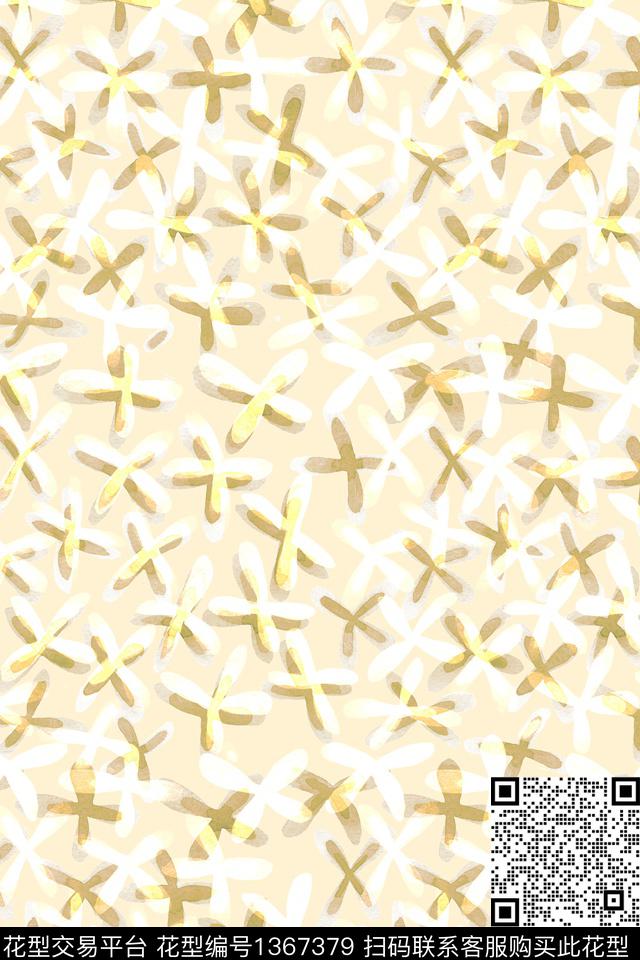 几何简约肌理数码印花华亿平台下载（图片编号: 1367379） - 瓦栏（Walan）