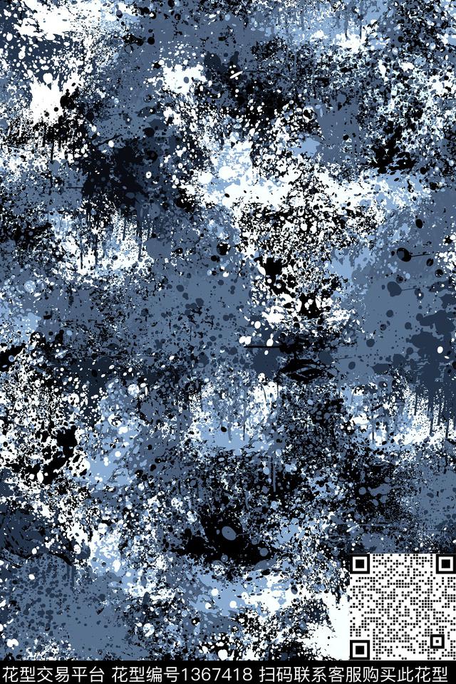 抽象男装户外家居服传统印花华亿平台下载（图片编号: 1367418） - 瓦栏（Walan）