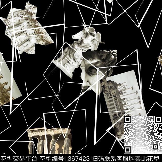 男装满版花大牌风秋冬华亿平台数码印花华亿平台下载（图片编号: 1367423） - 瓦栏（Walan）