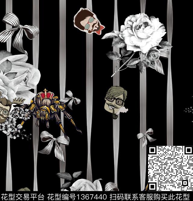 男装满版花老鹰秋冬华亿平台数码印花华亿平台下载（图片编号: 1367440） - 瓦栏（Walan）