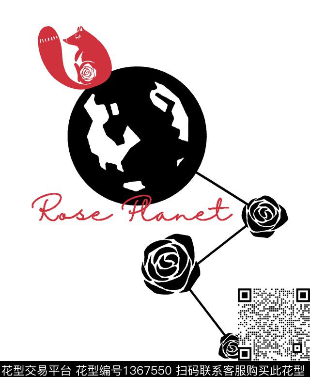 时尚狐狸大牌风传统印花华亿平台下载（图片编号: 1367550） - 瓦栏（Walan）