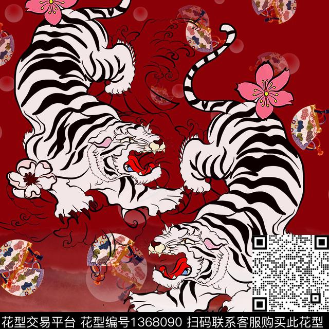 民族风大牌风中国风定位花数码印花华亿平台下载（图片编号: 1368090） - 瓦栏（Walan）