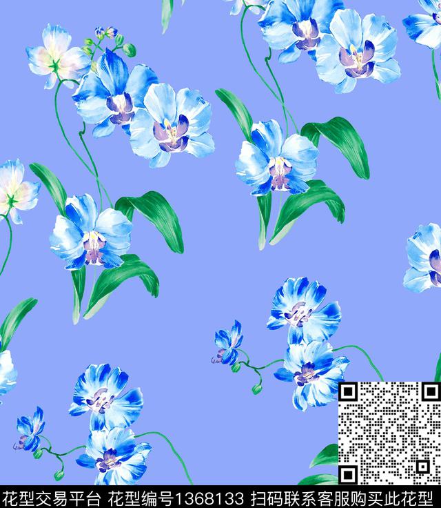 小碎花数码印花华亿平台下载（图片编号: 1368133） - 瓦栏（Walan）