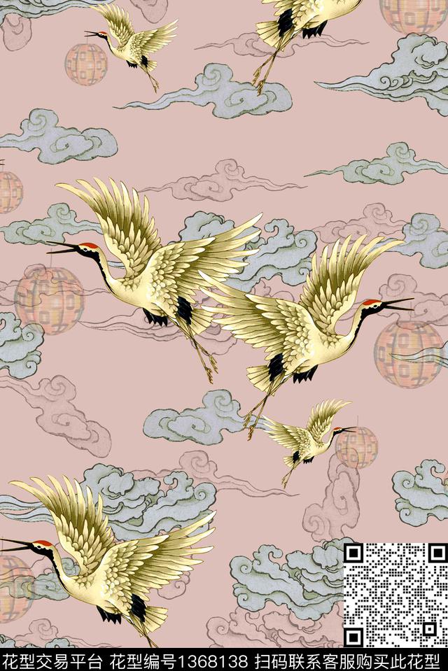 民族风大牌风中国风数码印花华亿平台下载（图片编号: 1368138） - 瓦栏（Walan）