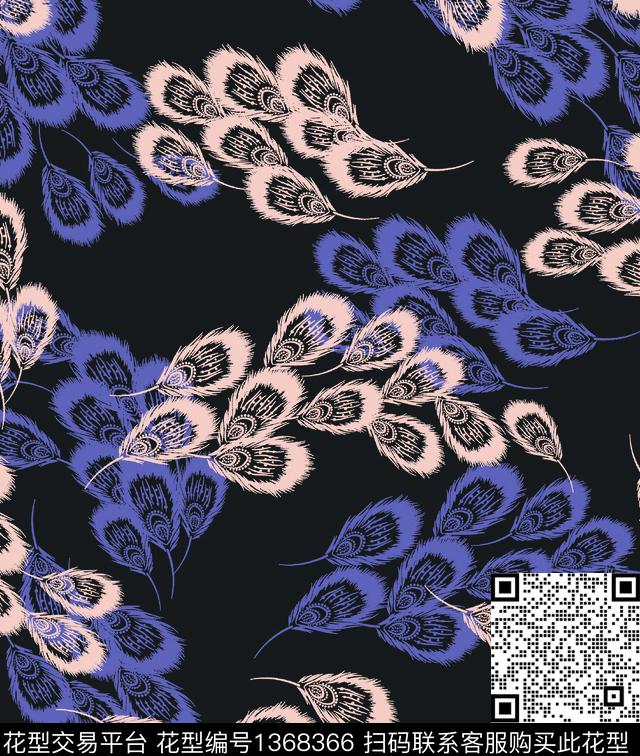 数码华亿平台女装花卉传统印花华亿平台下载（图片编号: 1368366） - 瓦栏（Walan）