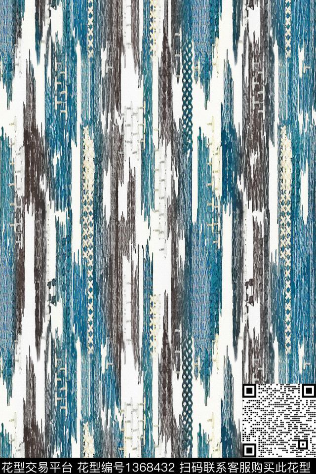 几何肌理大牌风数码印花华亿平台下载（图片编号: 1368432） - 瓦栏（Walan）