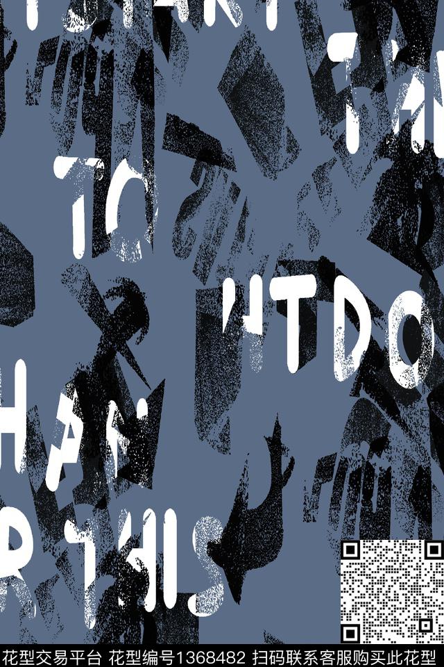 男装满版花字母大牌风传统印花华亿平台下载（图片编号: 1368482） - 瓦栏（Walan）