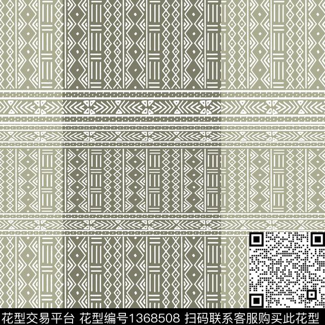 几何抽象大牌男装传统印花华亿平台下载（图片编号: 1368508） - 瓦栏（Walan）