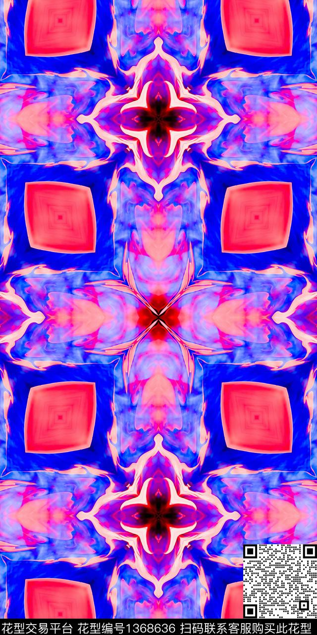 复古大牌风潮牌数码印花华亿平台下载（图片编号: 1368636） - 瓦栏（Walan）