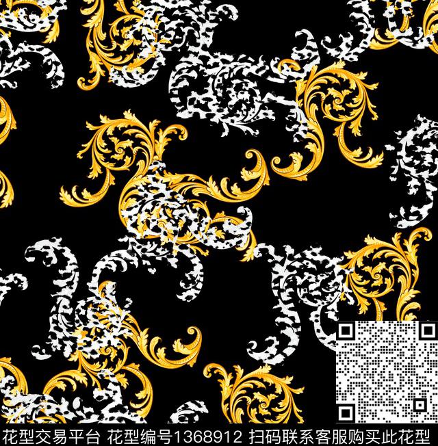 时尚豹纹男装数码印花华亿平台下载（图片编号: 1368912） - 瓦栏（Walan）