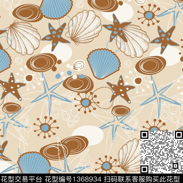 几何字母花卉数码印花华亿平台下载（图片编号: 1368934） - 瓦栏（Walan）