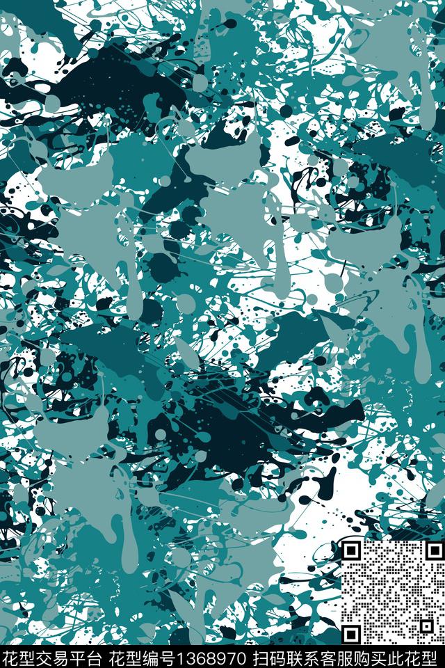 抽象男装户外家居服传统印花华亿平台下载（图片编号: 1368970） - 瓦栏（Walan）