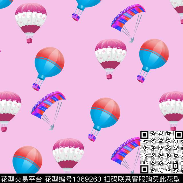 几何字母可爱数码印花华亿平台下载（图片编号: 1369263） - 瓦栏（Walan）