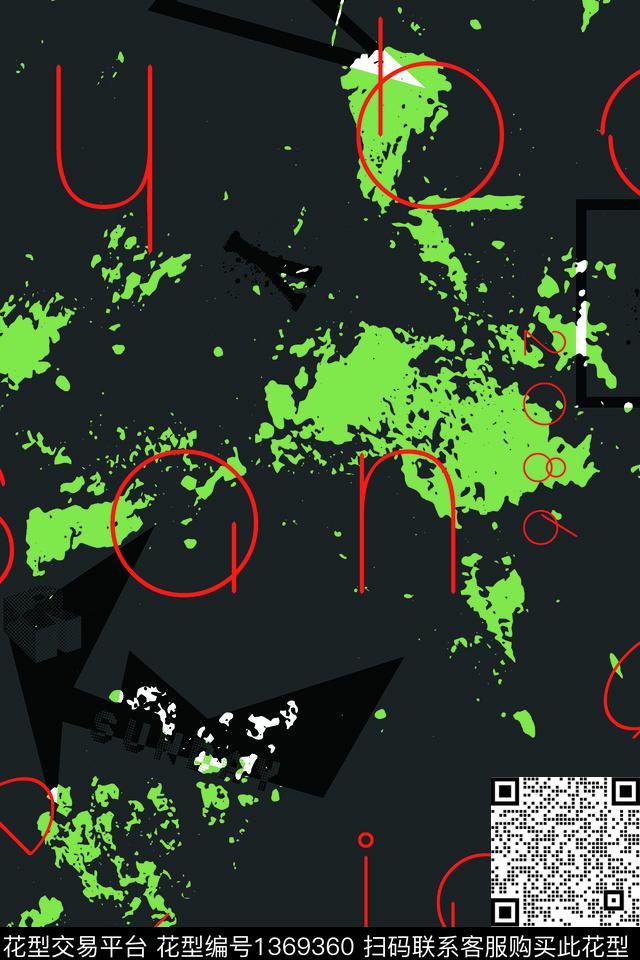 几何男装抽象男装传统印花华亿平台下载（图片编号: 1369360） - 瓦栏（Walan）