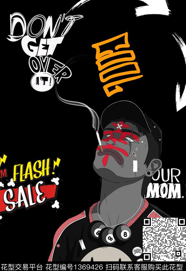 动物定位男装印花2020年新风向数码印花华亿平台下载（图片编号: 1369426） - 瓦栏（Walan）