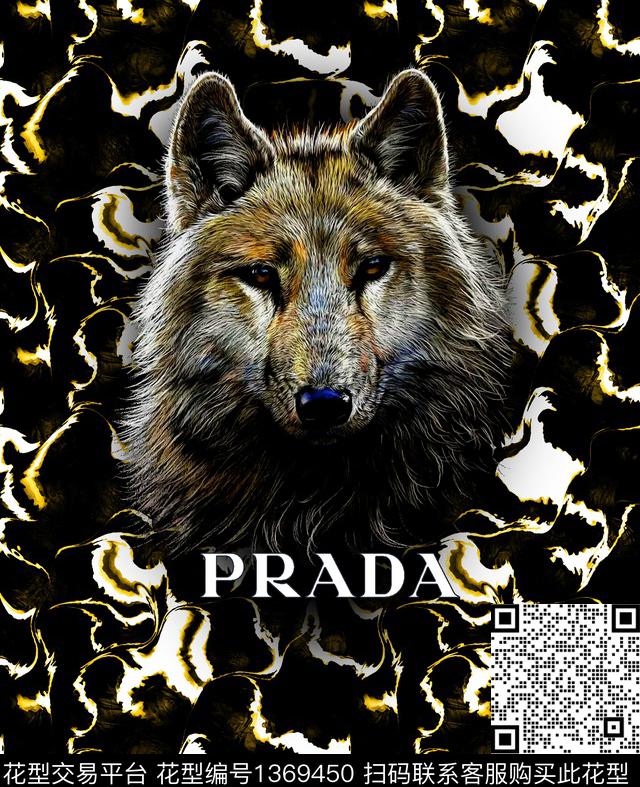 定位花几何字母数码印花华亿平台下载（图片编号: 1369450） - 瓦栏（Walan）