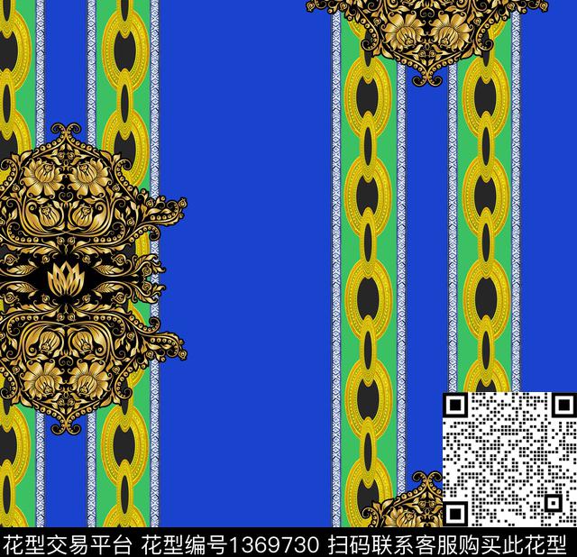 宫廷风民族风大牌风数码印花华亿平台下载（图片编号: 1369730） - 瓦栏（Walan）